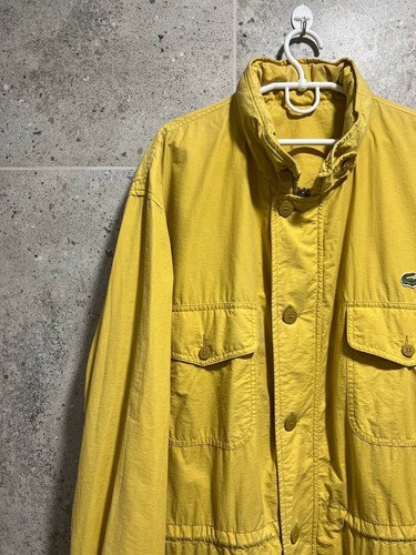 Lacoste Jacket Yellow Cotton Design Size 5 - Picture 3 of 19