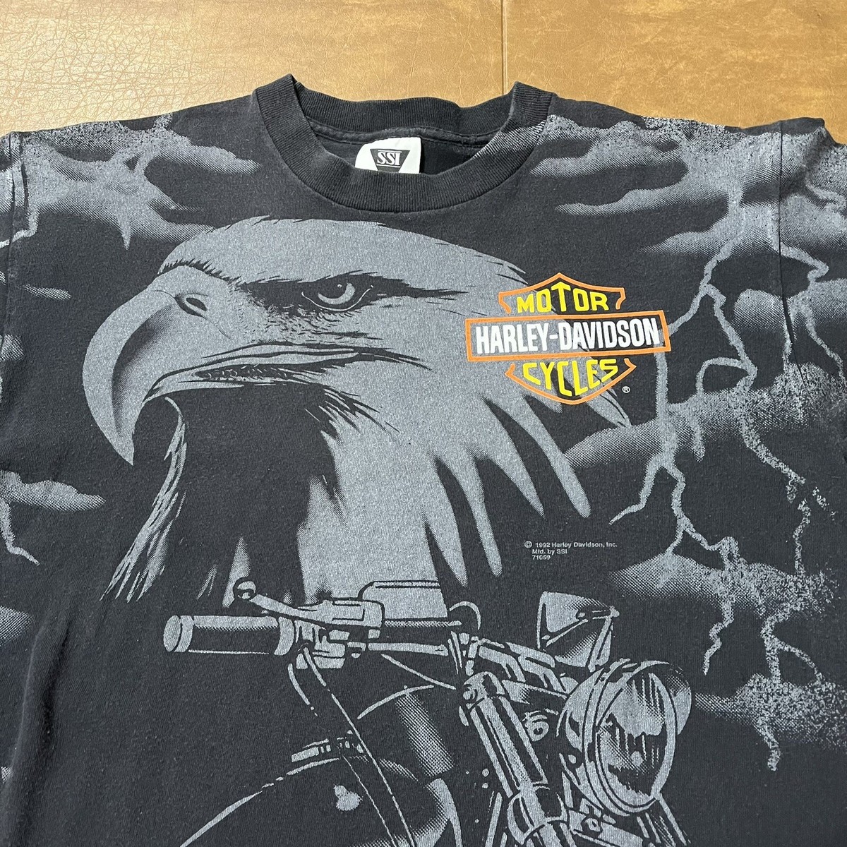 1992 Vintage Harley Davidson Shirt All Over Print AOP Not 3D