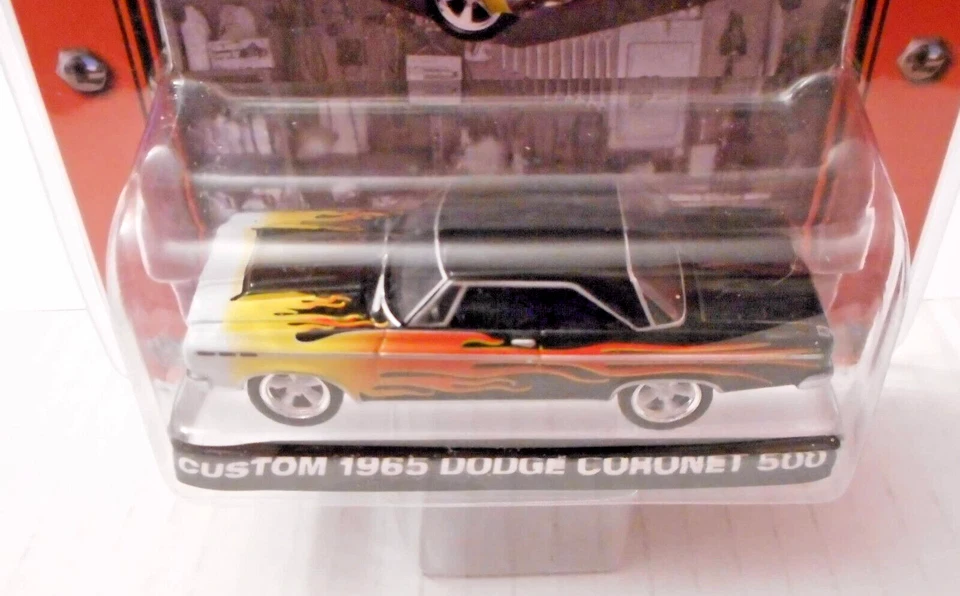 Dodge Coronet 500 1965 Greenlight Muscle Car Garage personalizado - nuevo en paquete Foto 3 de 4