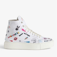 Zadig  Voltaire Flash Chunky High-Top canvas Sneakers new  small flaw size 36