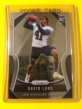 🔥🔥2019 PRIZM DAVID LONG ROOKIE Base RC #386 LA Rams