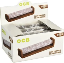 6pc Display - OCB Plant Composite Cigarette Roller - Biggie / 125mm