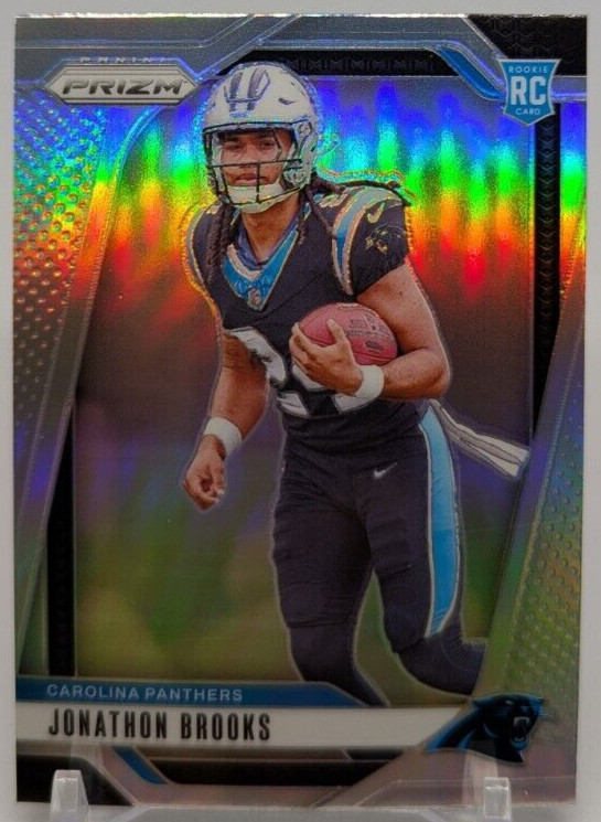 2024 Panini Prizm Football JONATHON BROOKS RC Silver Prizm Rookie #357 Panthers