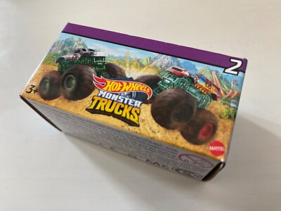 NIB Hot Wheels Mattel Mini Monster Trucks Blind Box Truck Key Launch Series 2