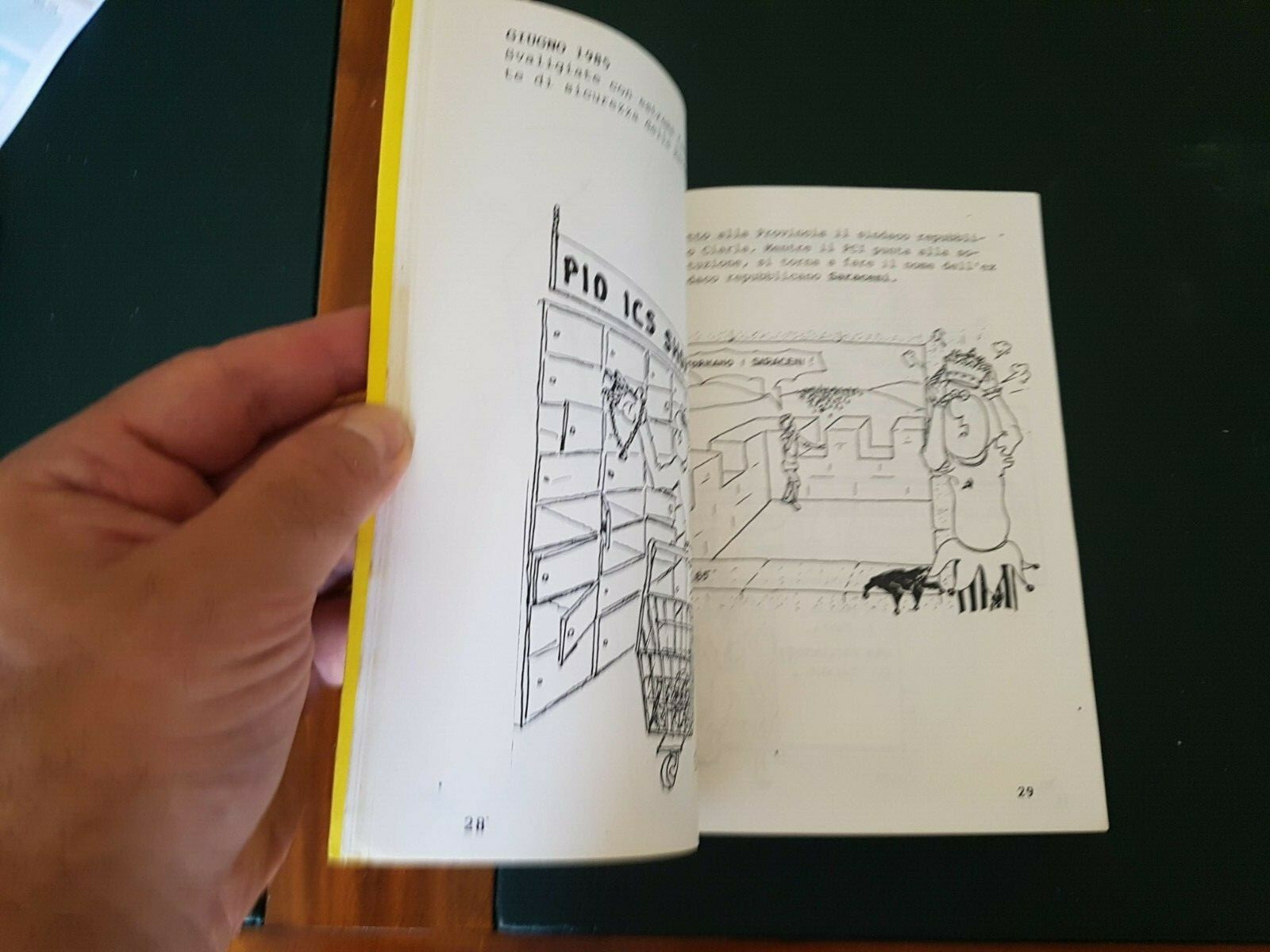 ZAC ** PORCA VIGNETTA! 1985 - 1987 ** tre anni di Storia Velletrana in vignette