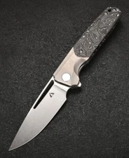 CMB Darma CMB-12S Titanium Handle M390 Steel Outdoors Pocket Folding Knife EDC