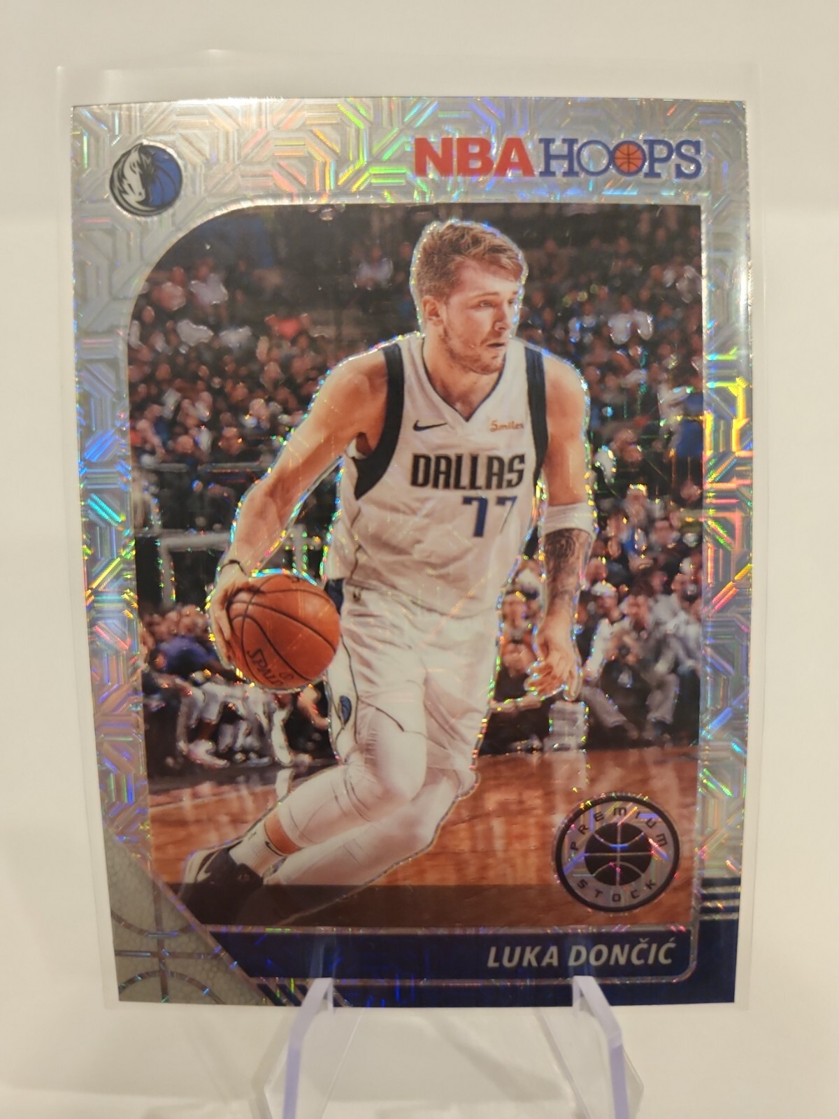 2019-20 PANINI NBA HOOPS PREMIUM STOCK LUKA DONCIC 2ND YEAR MOJO PRIZM 