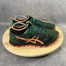 Asics Gel-Fuji Runnegade Mens 9 Green Trail Running Trainers Shoes T537N