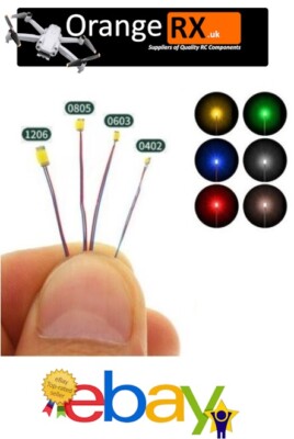 0402 0603 0805 1206 SMD Model Train HO N OO Scale Pre-soldered Micro - Foto 2