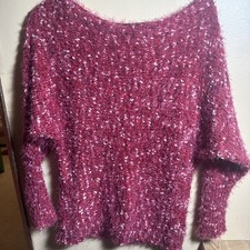 Woman  s Multi Colored Cotton blend Sweater Size: Small