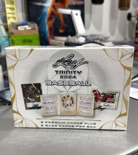 2024 Leaf Trinity MLB Baseball Factory Sealed Hobby Trading Card Box 6 AUTOS
