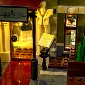 Light Kit for LEGO&reg; Parisian Restaurant #10243