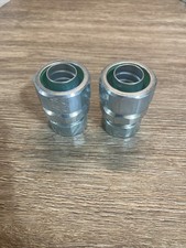 2 Pack Topaz 271 1/2 Steel Compression Coupling Emt To Liquidtite