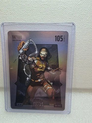 2026 Bo Jackson Battle Arena Tattoo Fernando Tatis Jr Steel Silver Battlefoil