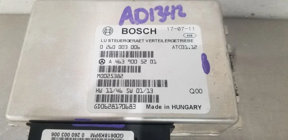 MÓDULO CONTROL CAJA TRANSFERENCIA 17 MERCEDES BENZ G63 AMG W463 4639005201 Foto 4 de 4