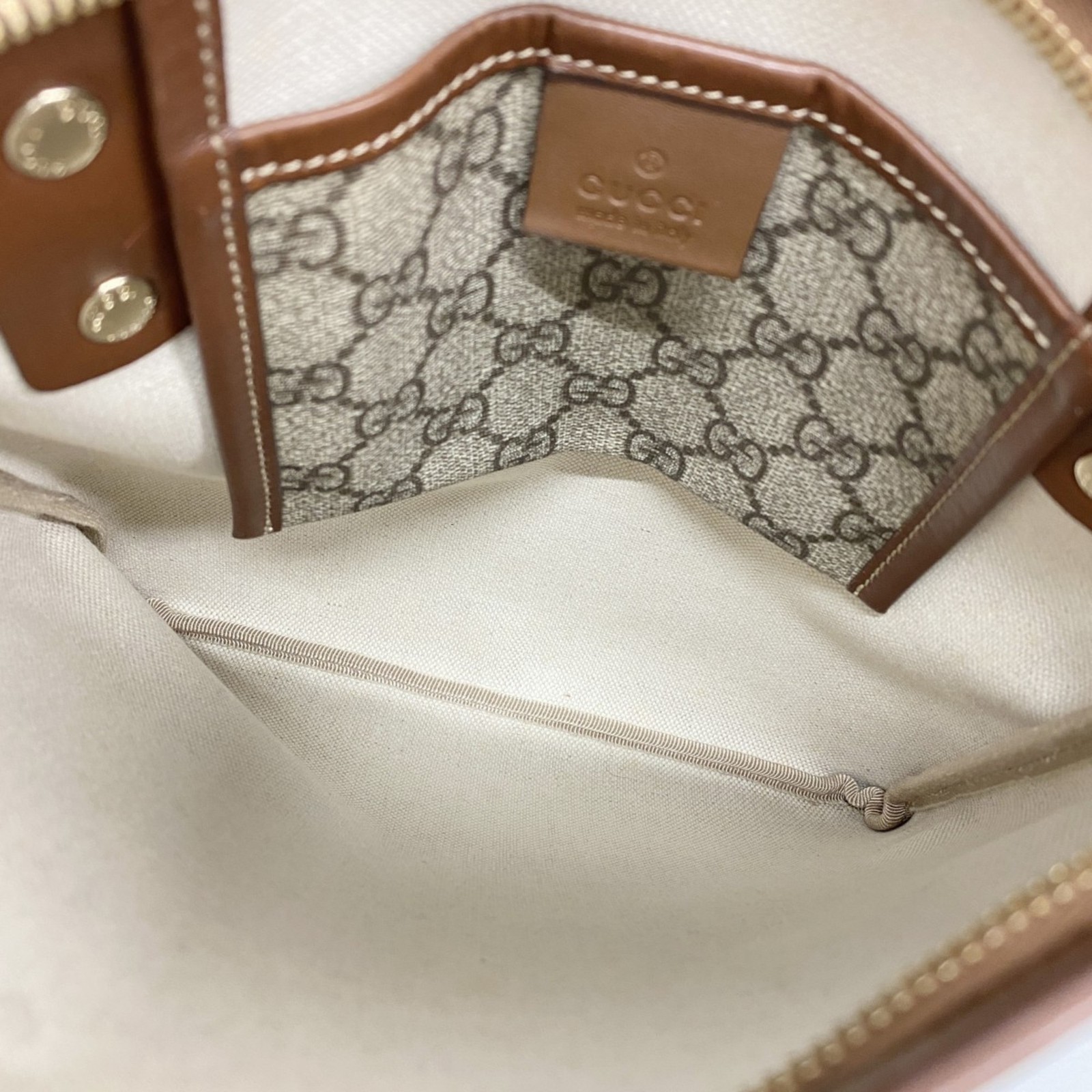 Gucci GG Supreme Sherry Line Shoulder Bag 246413 Brown Women's GZl1fcaq thumbnail 4