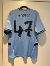 Manchester City 24/25 Home Puma Soccer Jersey Shirt Kit NWT MCFC 47 Foden XL