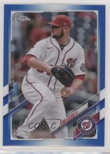 2021 Topps Chrome Update Target Blue Refractor 133/199 Jon Lester #USC30 0j19