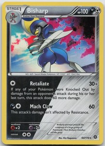 Bisharp 64/114 XY - Steam Siege Holo Rare
