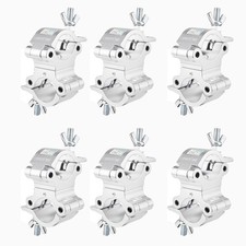 6PCS Lighting Truss Clamps Heavy Duty Swivel Coupler,Load-bearing capacity 500kg