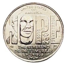 2024 P American Women Quarter Rev. Dr. Pauli Murray-Business Strike KM 791