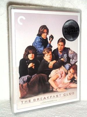 The Breakfast Club (4K/Blu-ray, 2025, CRITERION) NEW 80s coming-of-age classic
