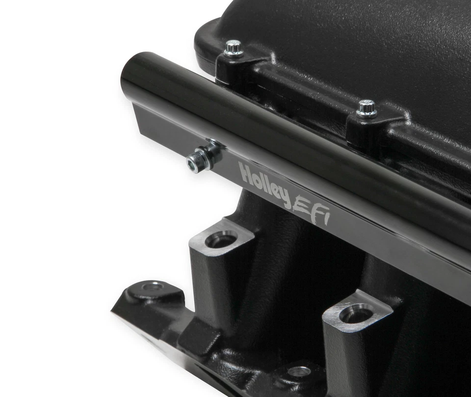 Colector EFI 300-242BK Holley negro 351W Ford Hi-Ram Foto 4 de 4