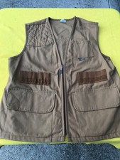 Walls Brand Hunting Vest Tan Brown Made In The USA Men's L 42-44 Chest