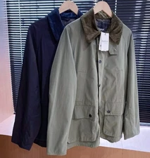 Classic Casual Barbour Wax Free Vintage Washed Workwear Jacket