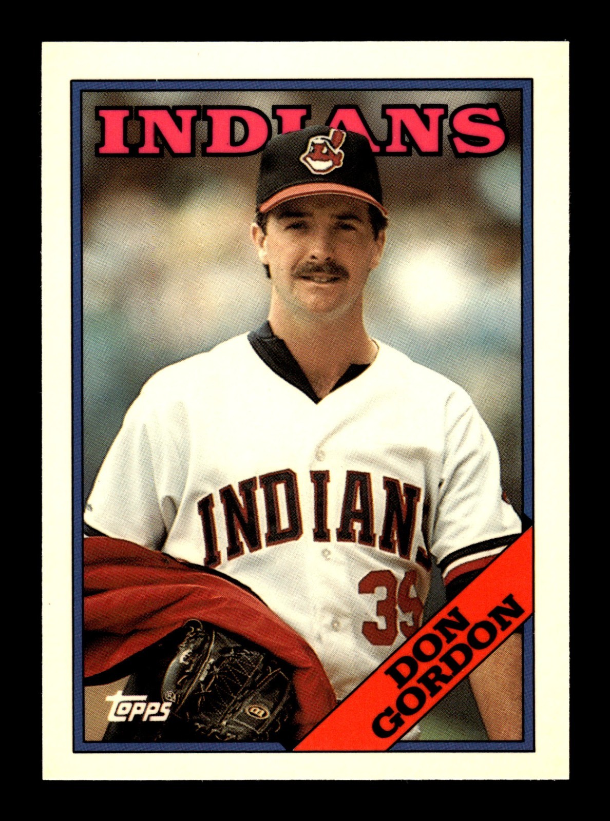 DON GORDON ⚾ 1988 Topps Collector's Edition Tiffany #144 Cleveland Indians