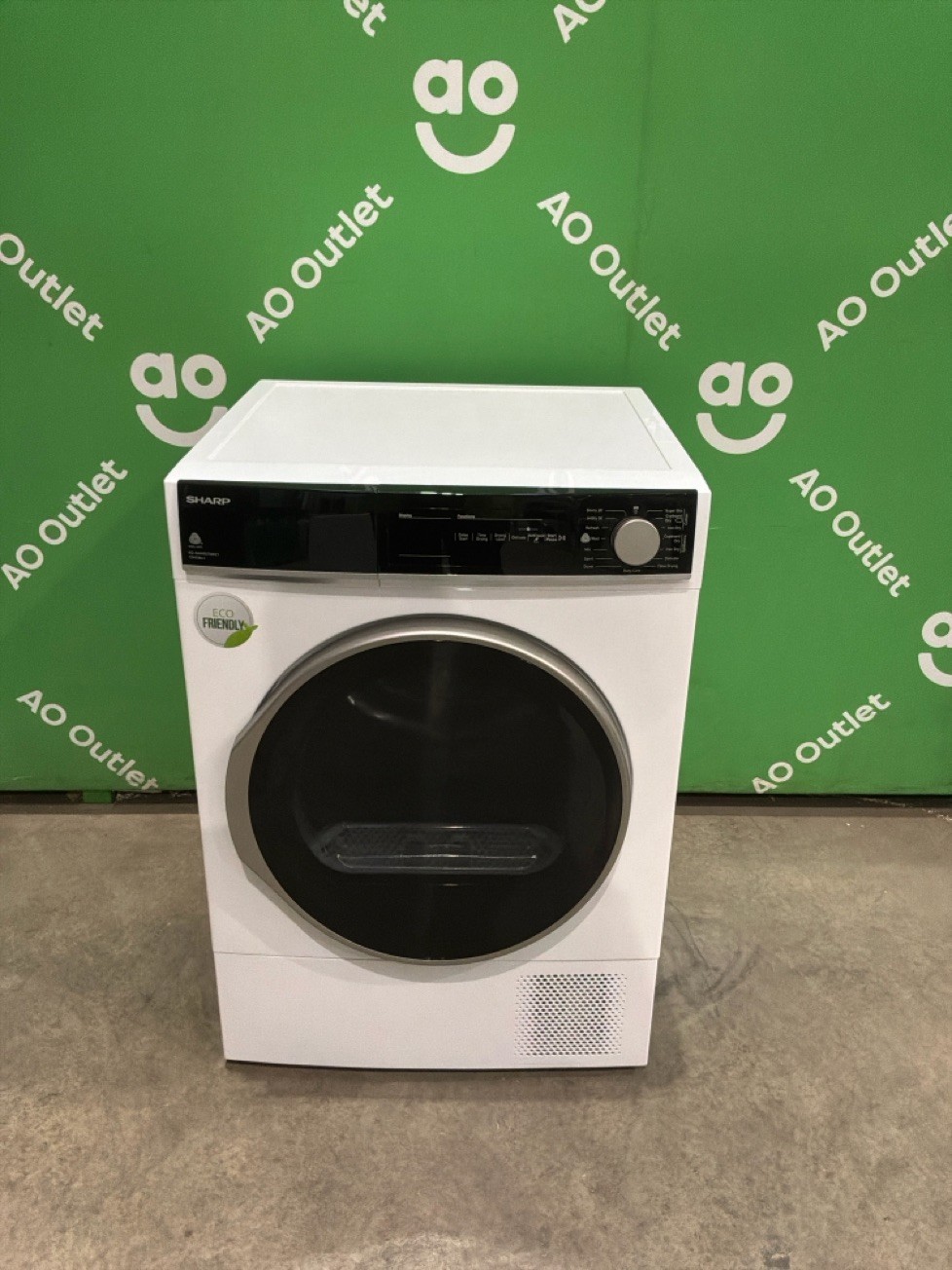 Sharp Heat Pump Tumble Dryer 10kg - White - A++ Rated KD-NHH0S7GW21 #LF121233