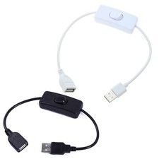 30cm USB Extension Adapter Cable with On/Off Switch for USB Lamp USB Fan Line