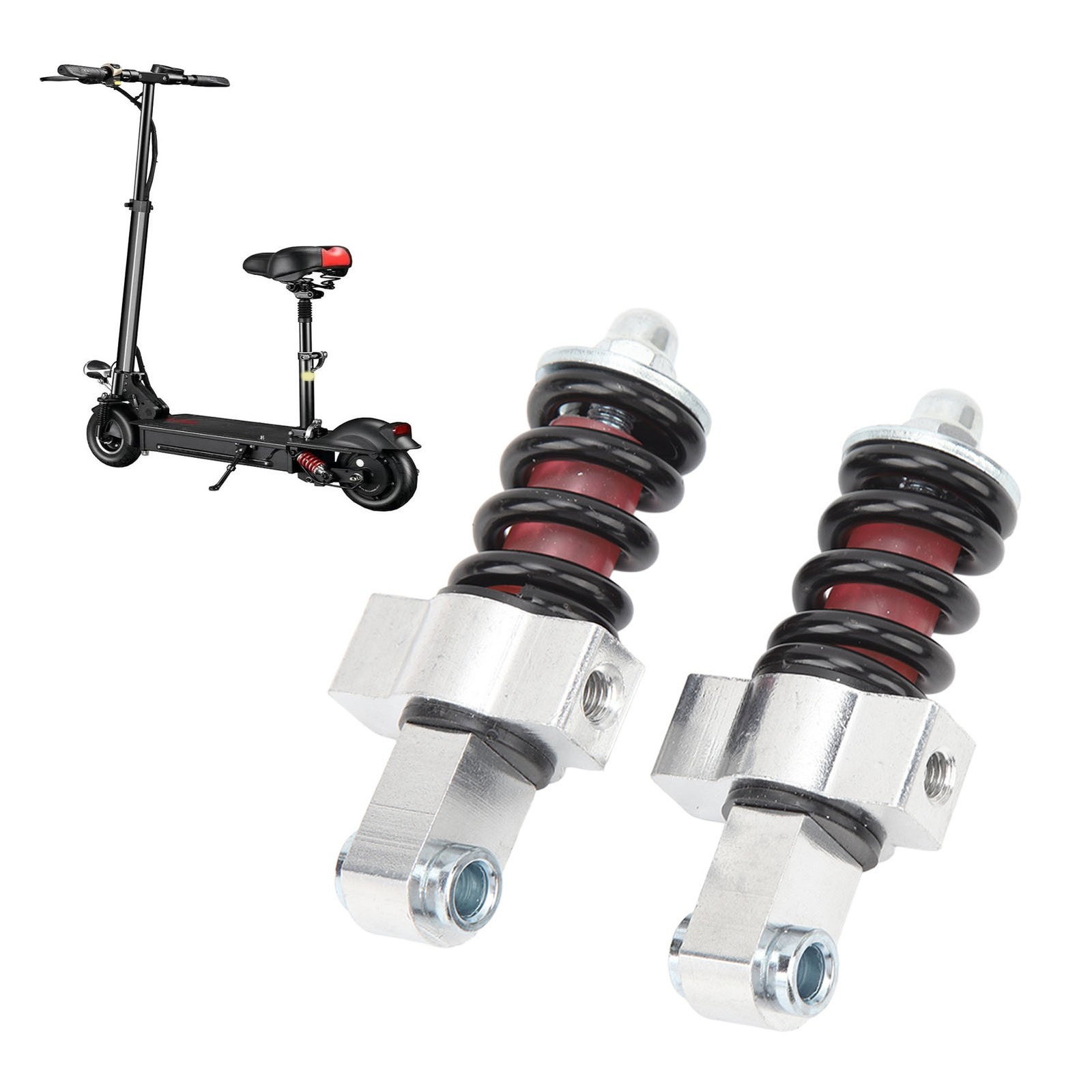 1Pair Rear Shock Damper 112mm Shock Reduction Durable Rear Suspension Shock Abso
