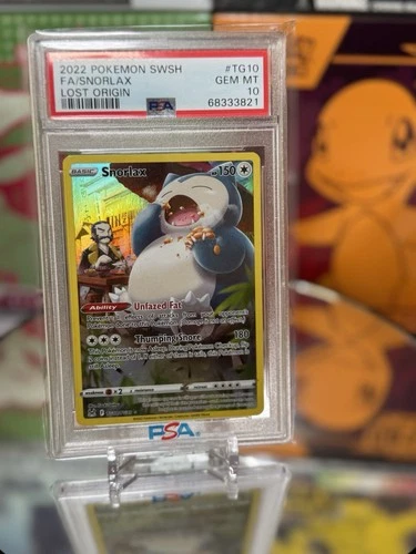 😴🌲 Snorlax TG10 Trainer Gallery - Lost Origin - PSA 10 GEM MINT 😴🌲