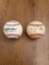 2 Rawlings Official MiLB MIDWEST LEAGUE Balls. Rare & Vintage Variations.