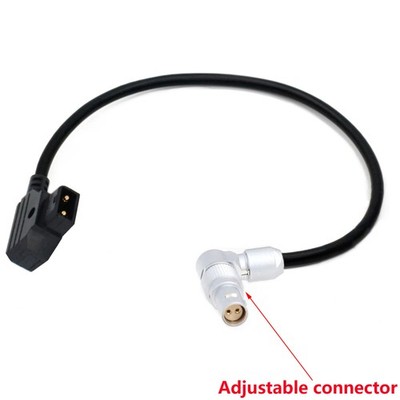 2 Pin Female to D-tap Power Cable for Red Komodo Camera