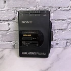 Vintage Sony Walkman AM/FM Radio Cassette Tape WM-F2065 *For Parts/Repair*