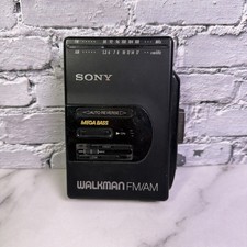 Vintage Sony Walkman AM/FM Radio Cassette Tape WM-F2065 For Parts/Repair 