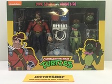 2022 NECA NICKELODEON TEENAGE MUTANT NINJA TURTLES DIRK SAVAGE & MONA LISA MISB