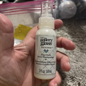 Gallery Glass Faux Etch Stained Glass Effect Paint 2oz