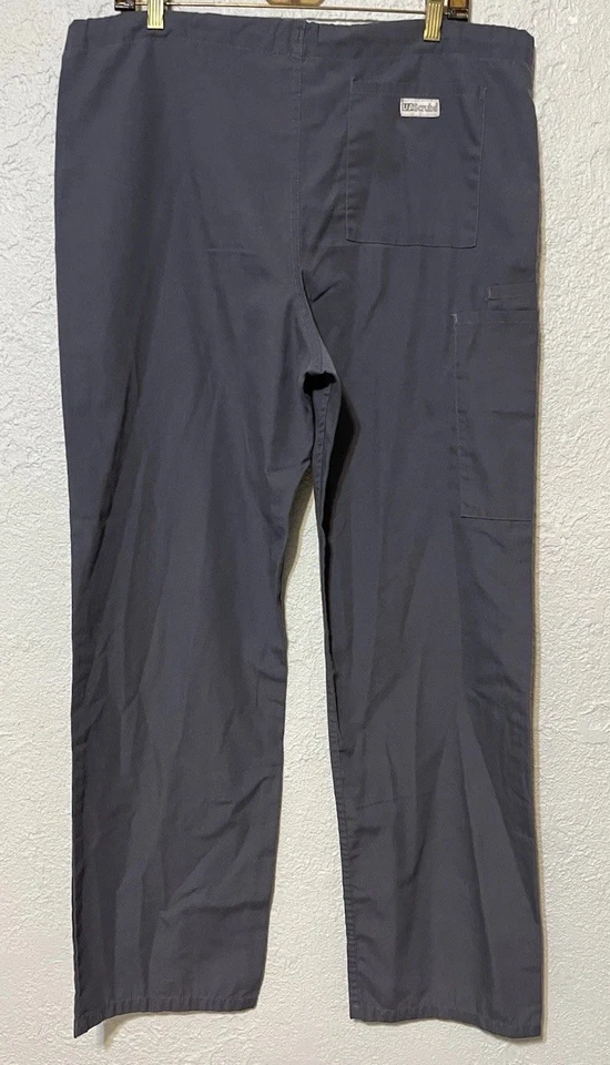 Брюки UA Cargo Scrub серые хлопковая смесь размер маленький шнурок талия 36x29 - Изображение 4 из 4