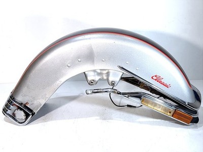 93 Harley Touring Electra Glide Classic OEM Front Wheel Fender Shell Panel BENT