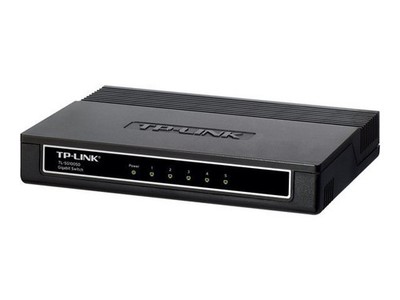TP-Link TL-SG1005D 5-Port Gigabit Ethernet Desktop Switch Plug&Play Schwarz