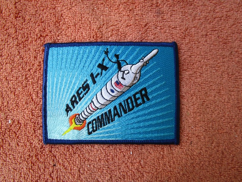 NASA ARES I-X Commander patch – Unique history ! GOOD READ!