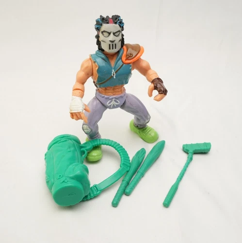 1989 Teenage Mutant Ninja Turtles CASEY JONES VTG Playmates Figure COMPLETE