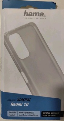 Hama Cover Crystal Clear für Xiaomi Redmi 10 transparent Silikon Antirutsch 