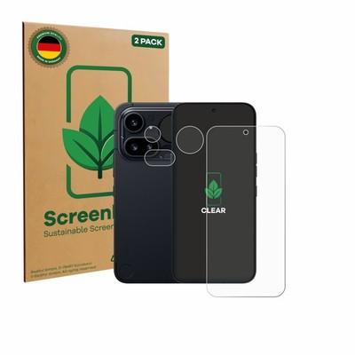 2x ScreenLeaf Displayschutzfolie für Nothing Phone (4a) Pro (Display+Kamera) 