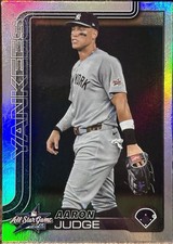 Aaron Judge 2025 Topps Update Series - All-Star Game #ASG-2 Silver Foil