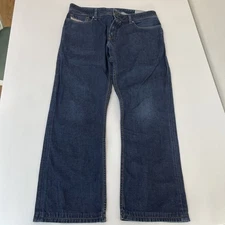 DIESEL Jeans Mens New Fanker Blue Regular Slim Bootcut Wash 0661D Denim W36 L28