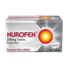 Nurofen 200mg Ibuprofen – 96 Pack Pain Relief Tablets (Limit 1 Per Purchase)